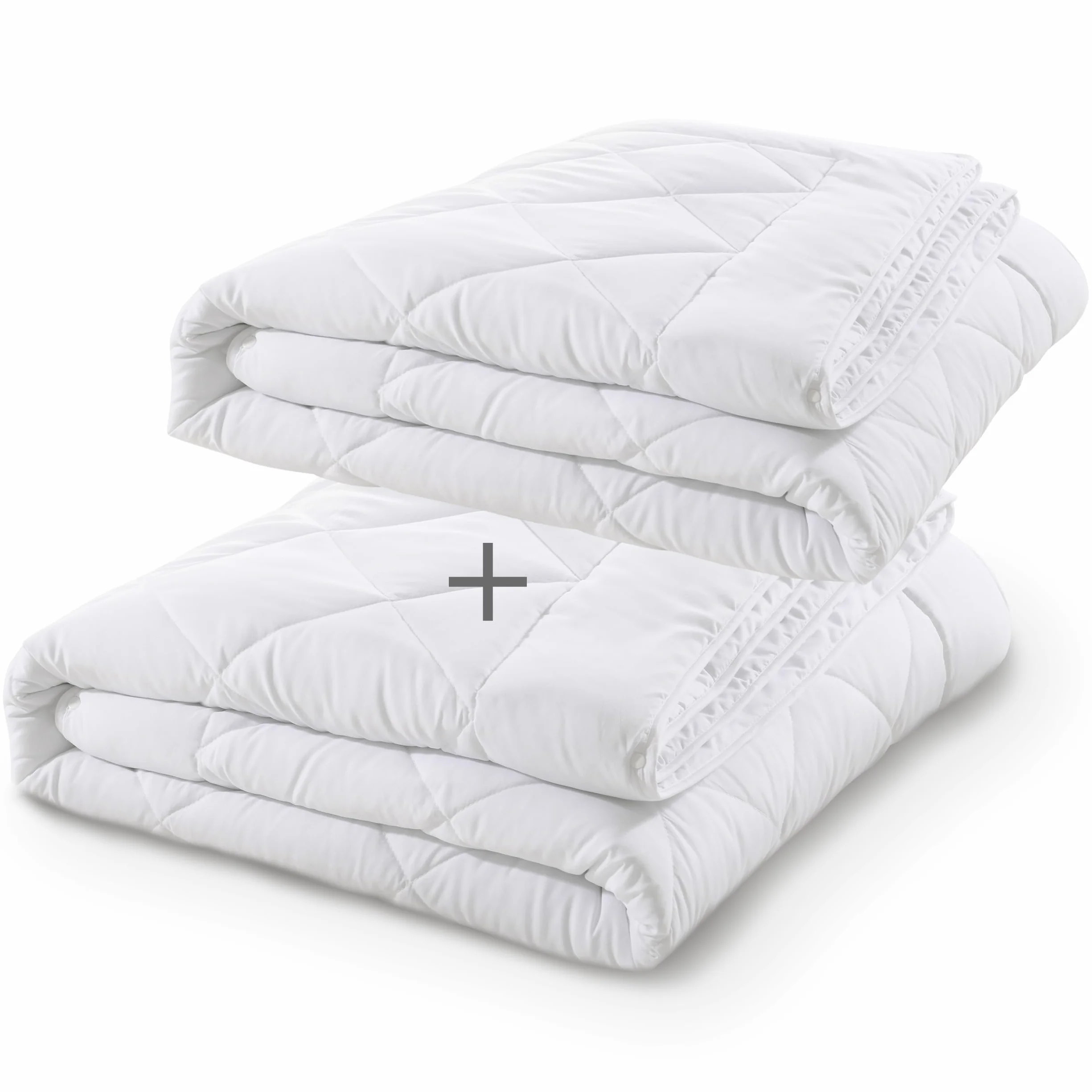 DALINA Textil - Edredón de Fibra Duo 4 Estaciones 170 + 260 gr -Edredón Relleno Nórdico Cama 150, 240 x 220 cm- Suave, Transpirable, 100% Poliester