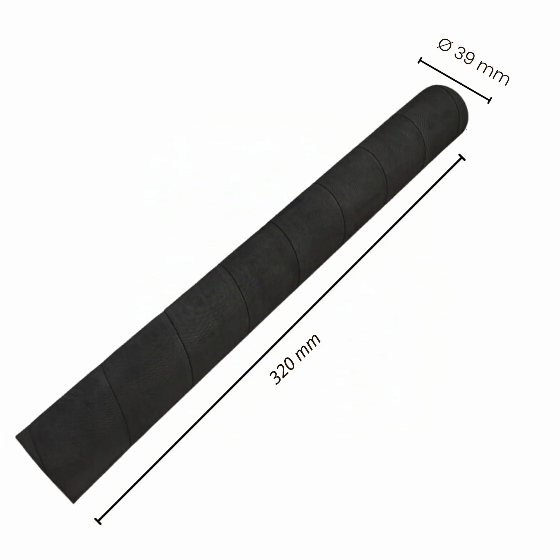 Bastón batifiltro, para cajones y tolvas, recogida de posos de café, extra resistente (caucho y acero, Ø 40 mm x 320 mm)