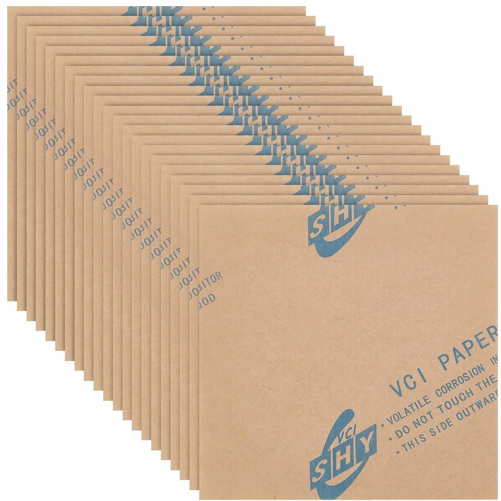 BENECREAT 60 hojas papel antioxidante 15x15 cm 0,1 mm anticorrosión para joyas metal