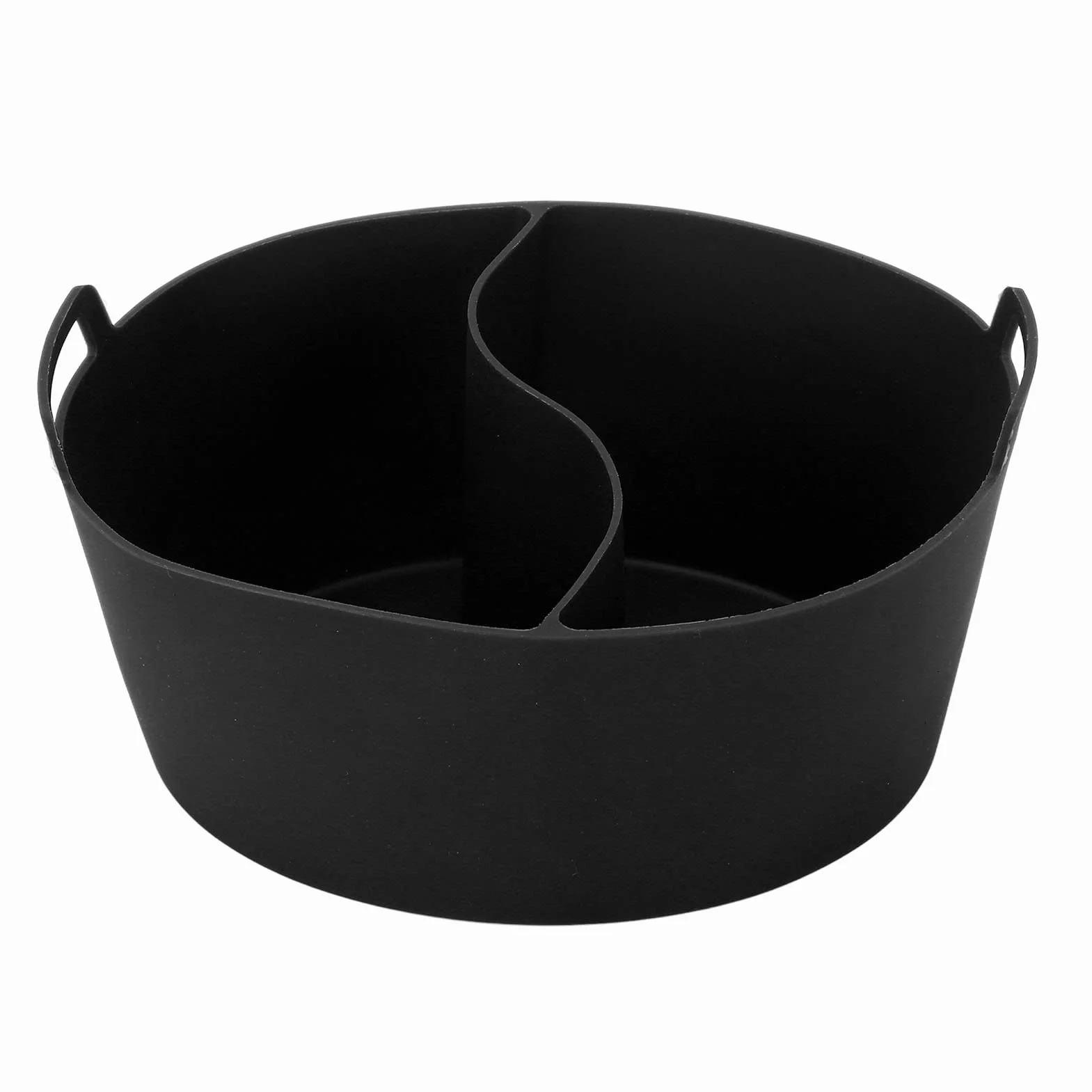 Revestimiento de Olla de Cocción Lenta, Silicona de Grado Alimenticio, Resistente a Fugas, Resistente Al Calor, Divisor de Olla (Negro)