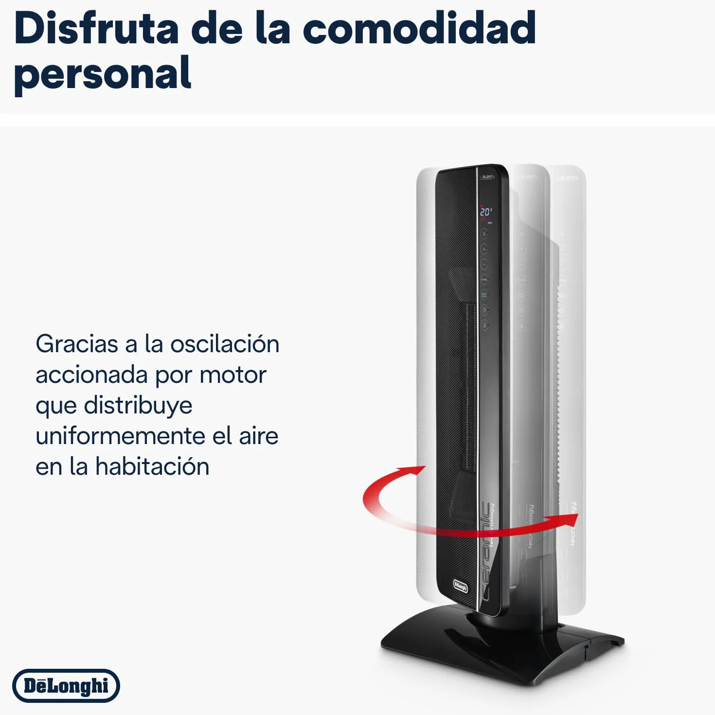 De'Longhi TCH8993ER.BC Calefactor cerámico 2400W negro