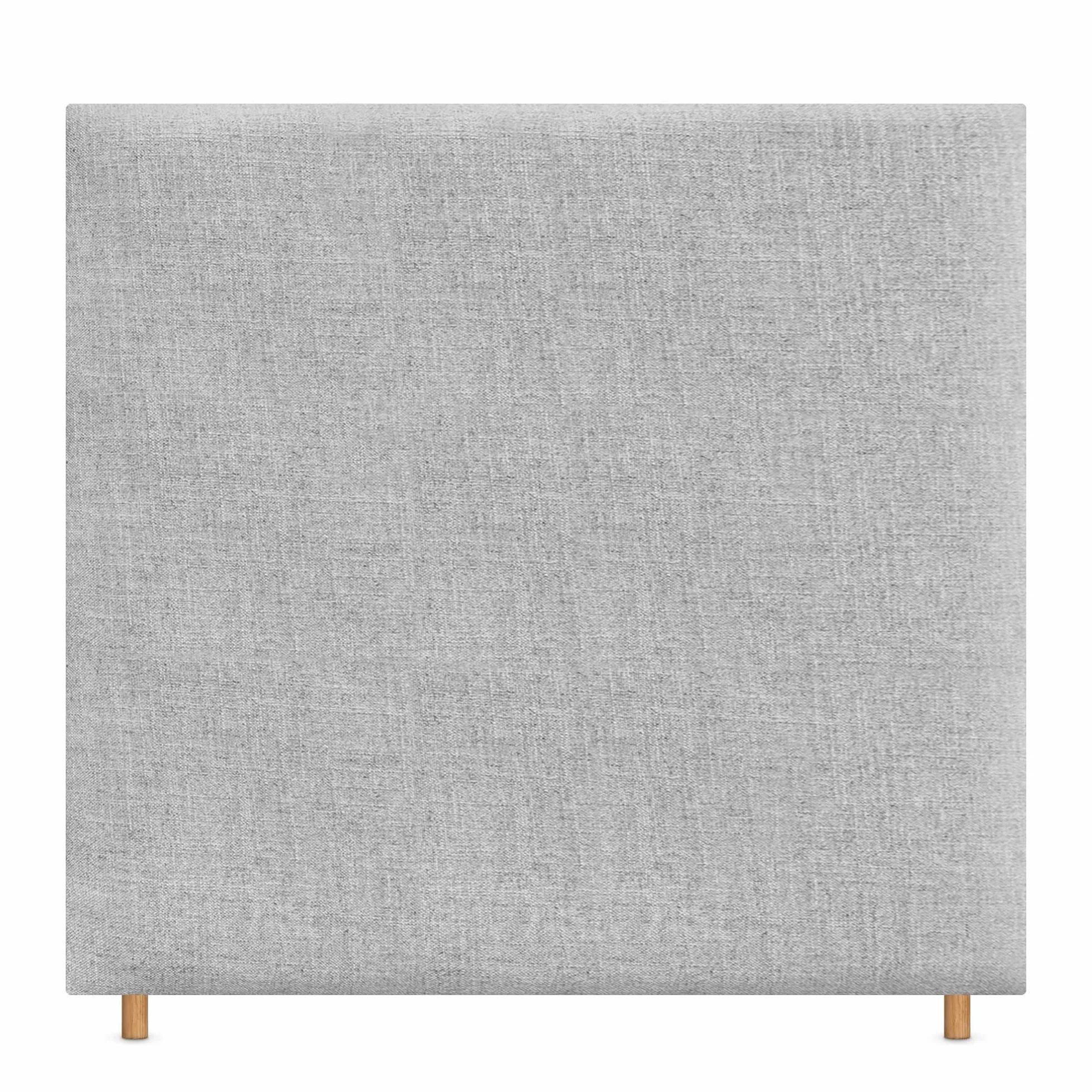 DHOME Cabecero de Lino Natural Liso hasta el Suelo con 8cm de Grosor Cabezal Tapizado Cama Dormitorio Moderno Top Trending (Gris Claro, 160cm (Camas 150))