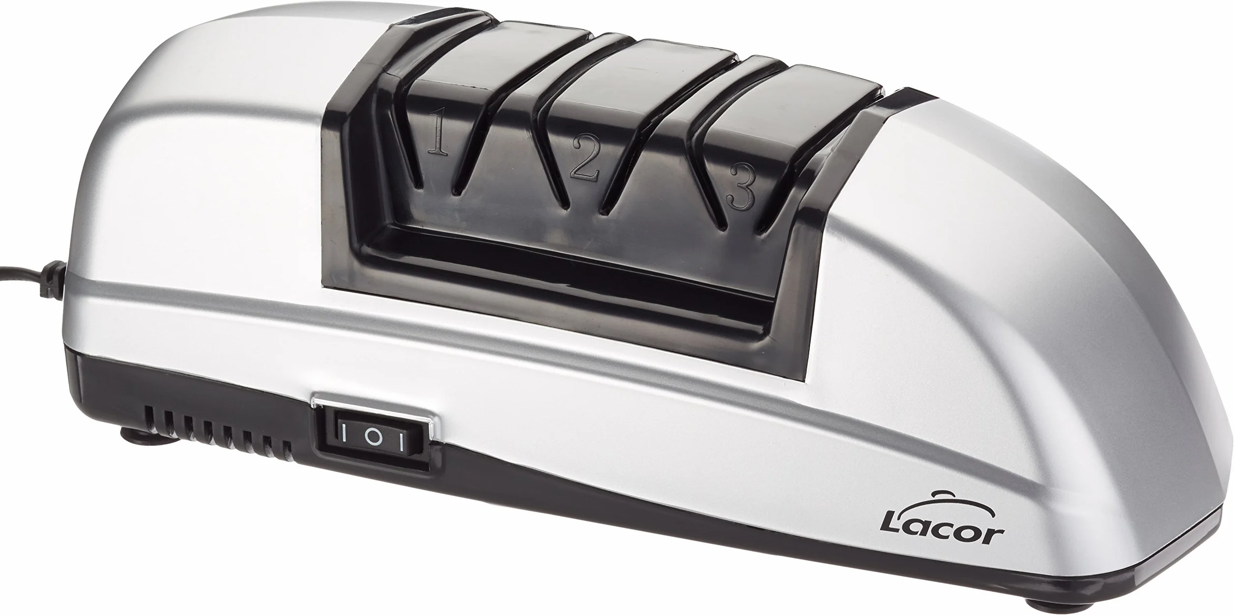 LACOR, 69261, Afilador Eléctrico De Cuchillos, Gris