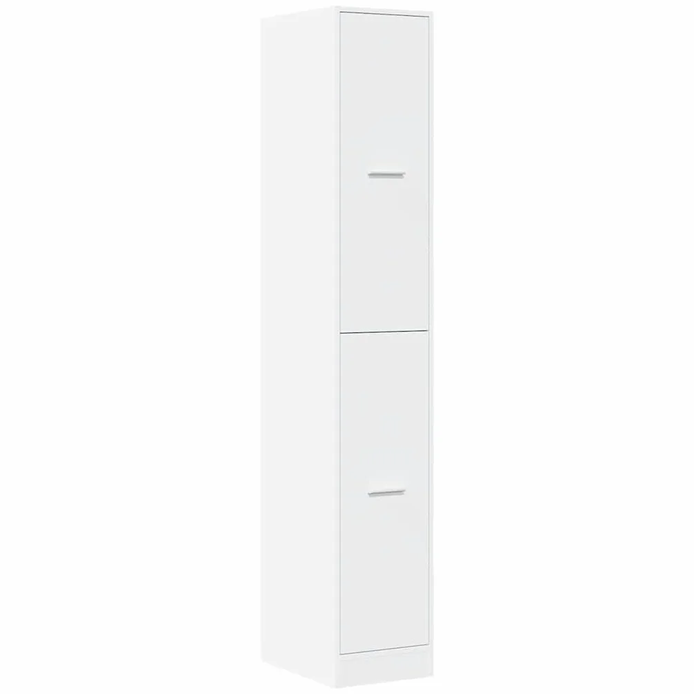 vidaXL Boticario Blanco 30x41x174,5 cm Madera de Ingeniería