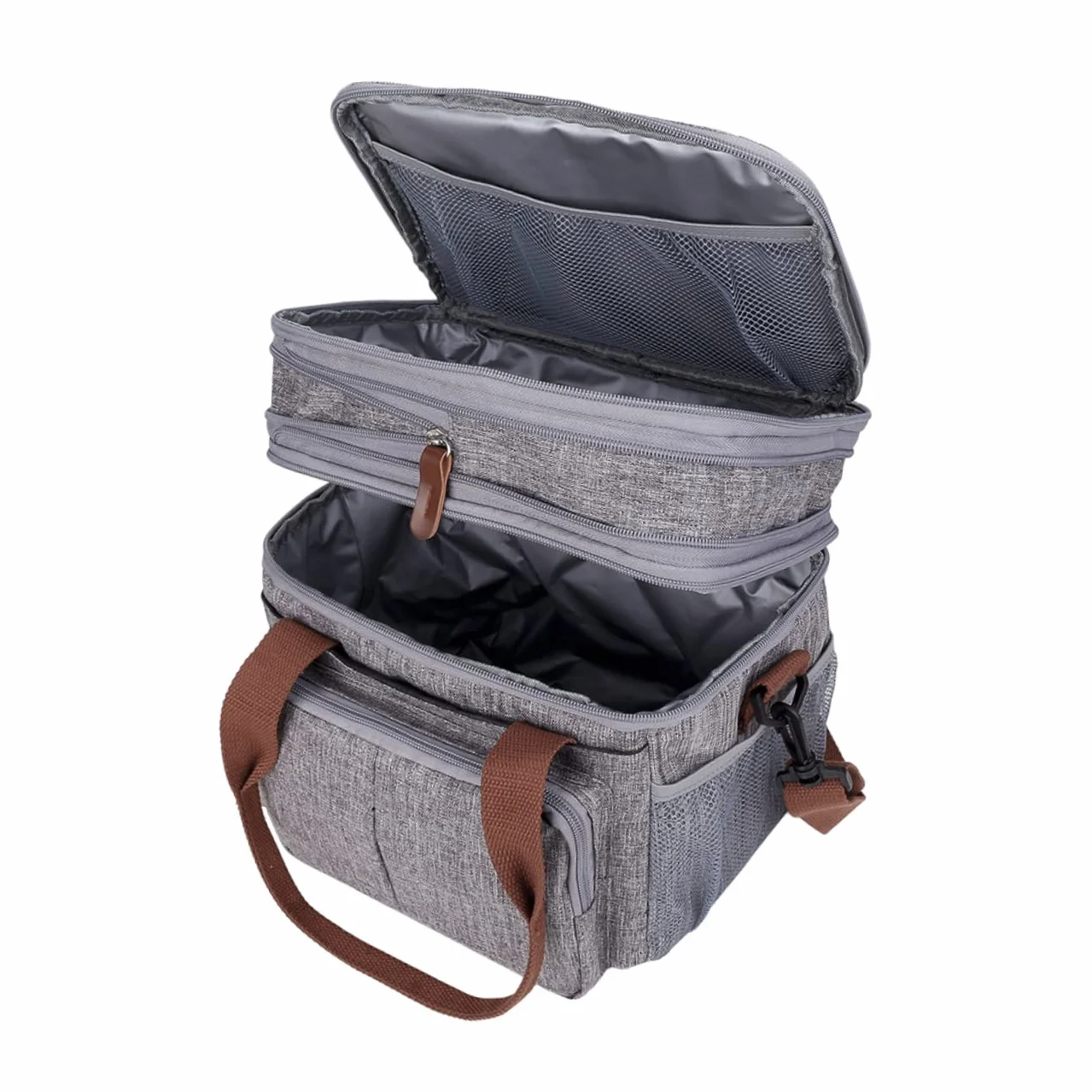MAGICLULU Bolsa de Almuerzo Isotérmica de Gran Capacidad 15l, Nylon, Portátil, Adecuado para Picnic Conservar el Calor de Comidas y Bebidas