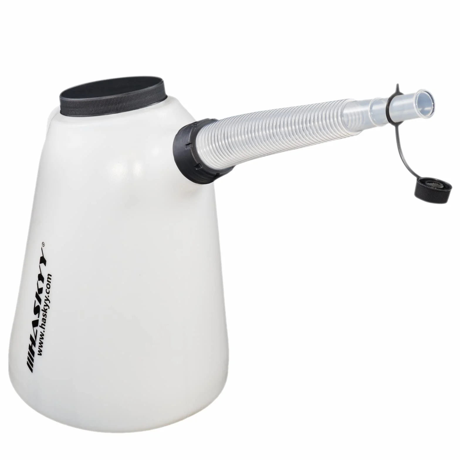 HASKYY Jarra Medidora Aceite Agua 5 L Blanco