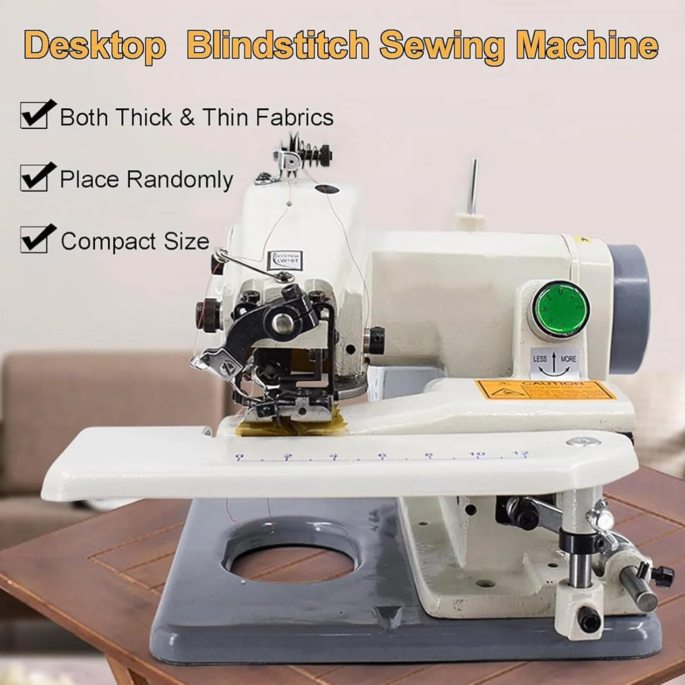 Máquina De Dobladillo De Puntada Invisible De Escritorio,Máquina De Coser De Modista Portátil Para Faldas De Pantalones,Máquina De Coser Puntada Invisible Para Dobladillos De PUños,Faldas Y Cortinas