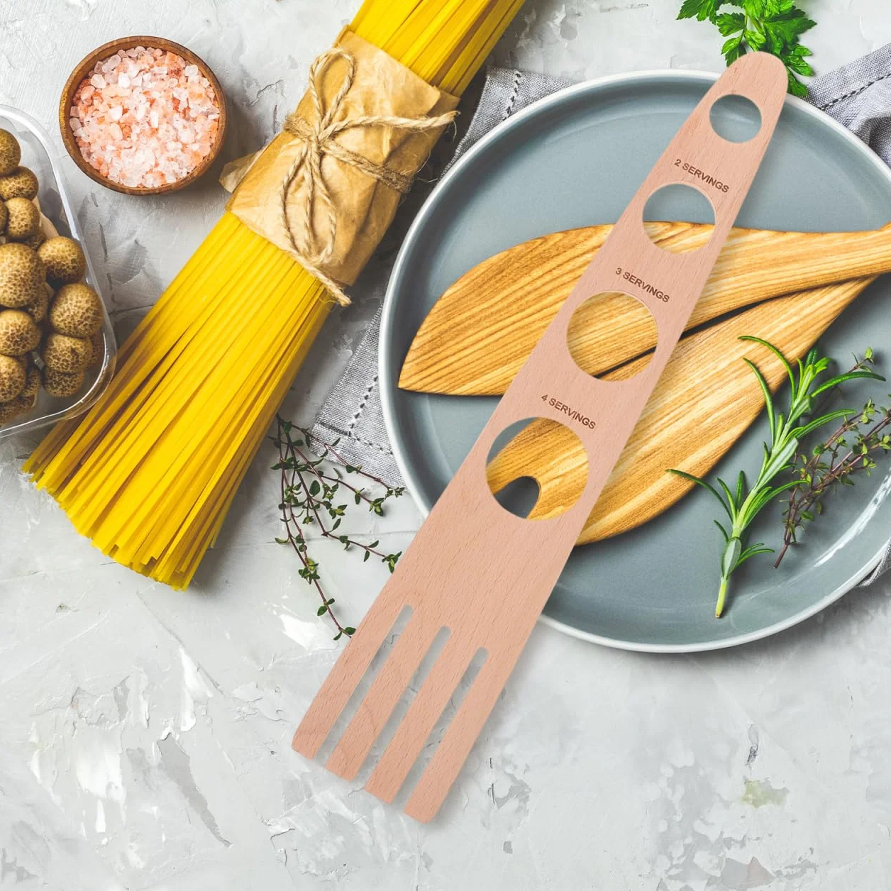 Ciieeo Medidor De Espagueti Con 4 Orificios Para Control De Porciones Utensilio Compacto De Cocina