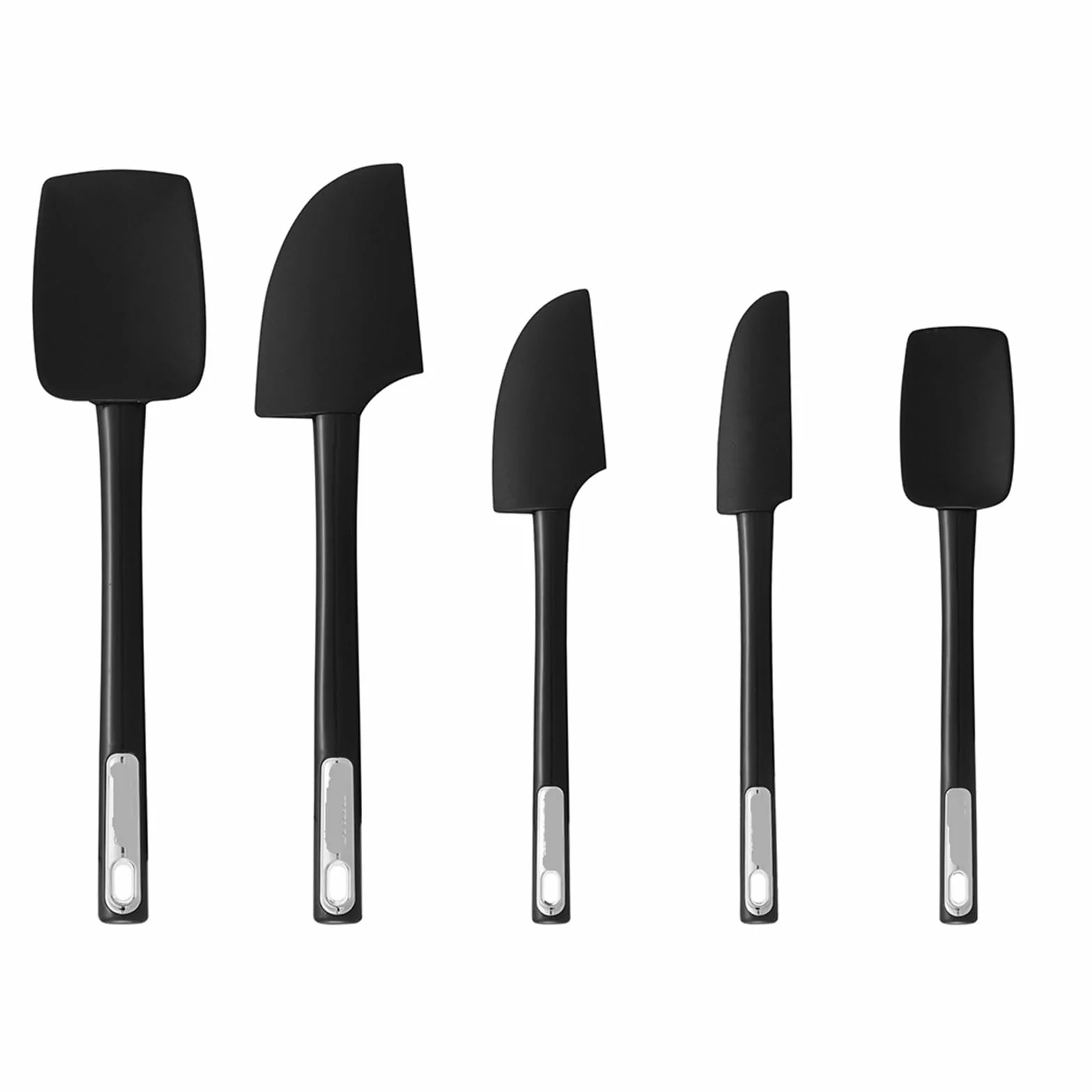 Juego de espátula silicona con mango antideslizante(5pcs A)
