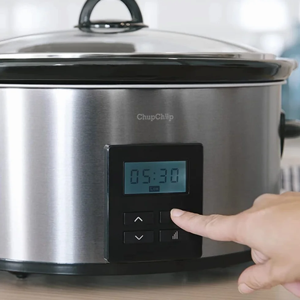 Cecotec Olla de Cocción Lenta Chup Chup Matic 5.5 L Programable 24h Cerámica Inox