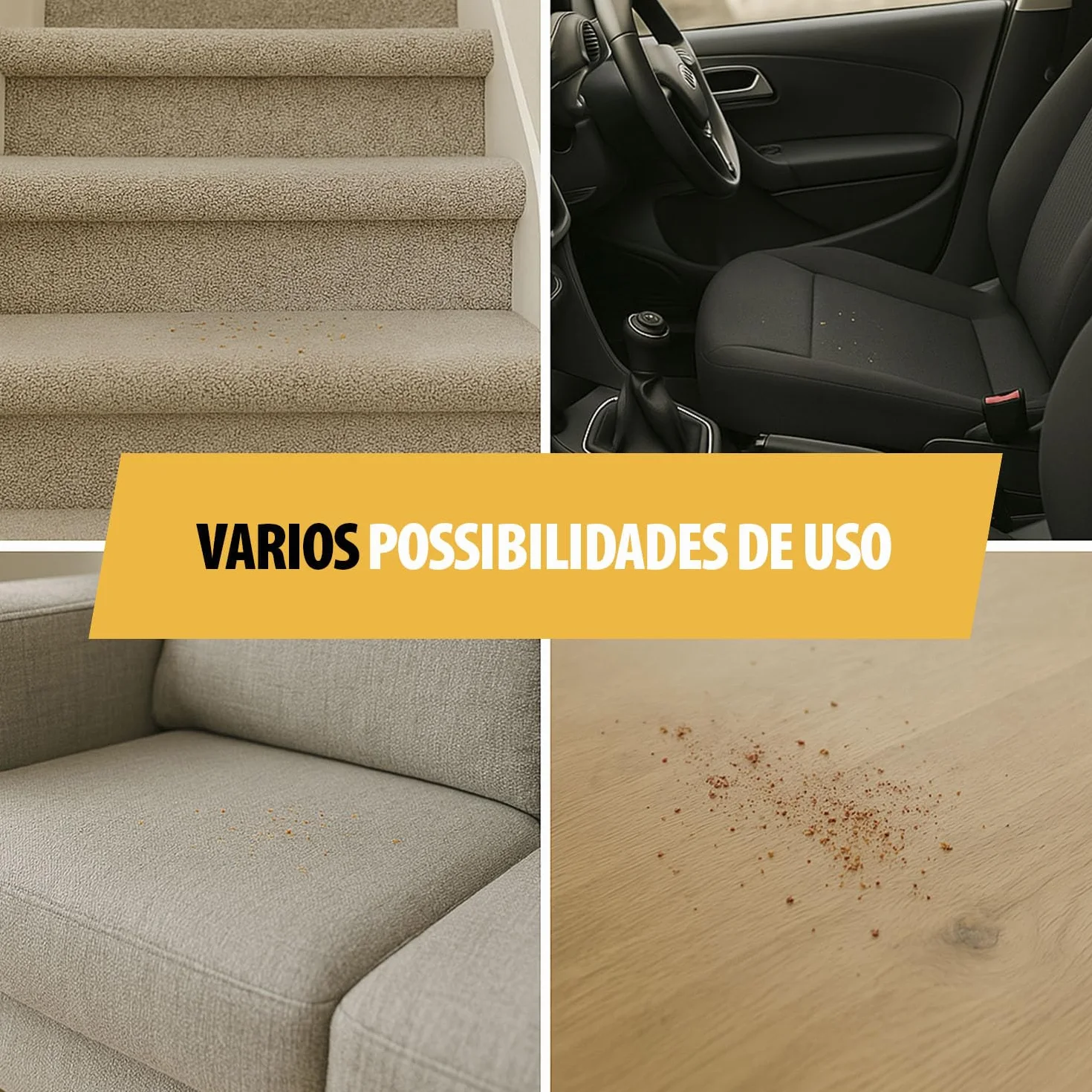 Tristar Aspirador de Mano, 12 kPa de Succión, Inalámbrico, Motor BLDC 90W, Filtro HEPA H12, 15 Min de Autonomía, Base con Almacenamiento de Accesorios, Compacto y Ligero, KR-3160