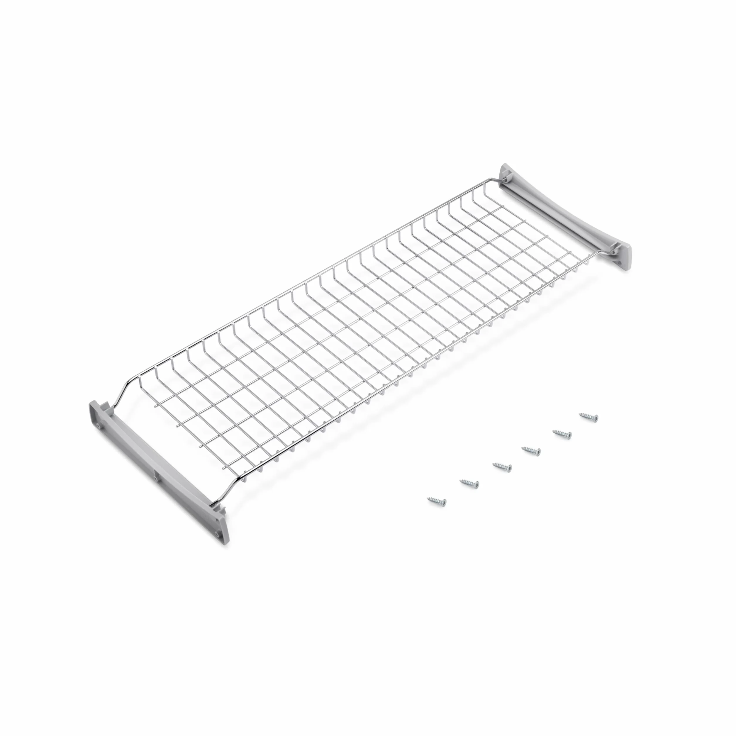 EMUCA - Escurreplatos para módulos Altos Suprastar, Escurridor de Platos y Vasos para Muebles de Cocina, Anchura Interior módulo 760-770 mm, Acero, Cromado