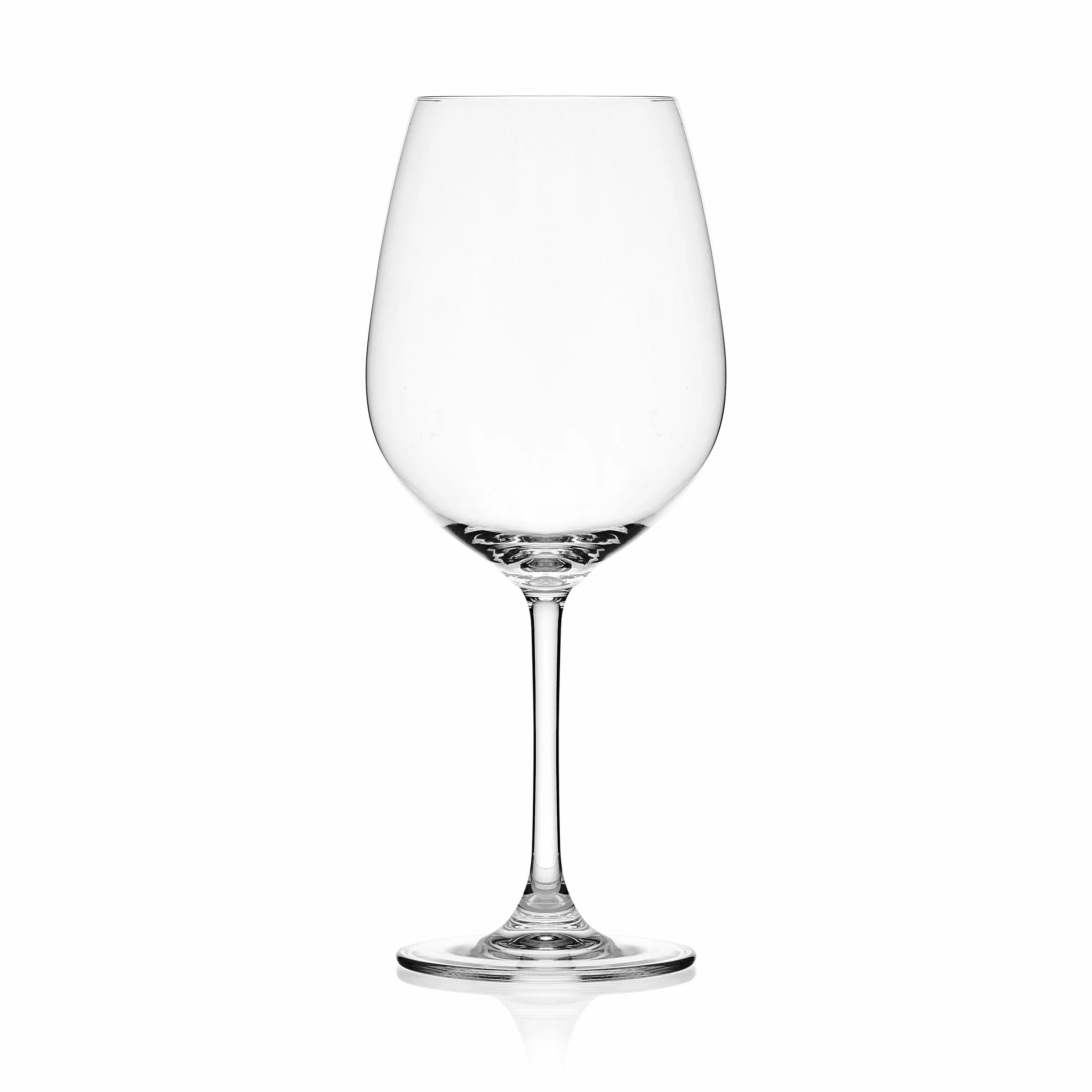 MIKASA Lana Bordeaux - Juego de 4 copas de vino tinto de 22 onzas, transparente