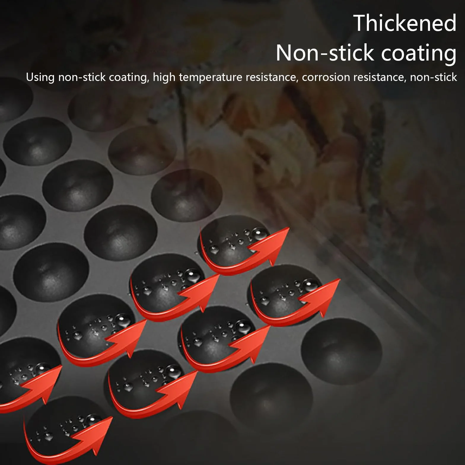 Máquina para Hacer Takoyaki a Gas: Moldes Especiales y Novedosos para Hacer Takoyaki en Forma de Bola de Pulpo, Paletas, Ebelskiver y Aebleskiver; Fácil de Limpiar,B