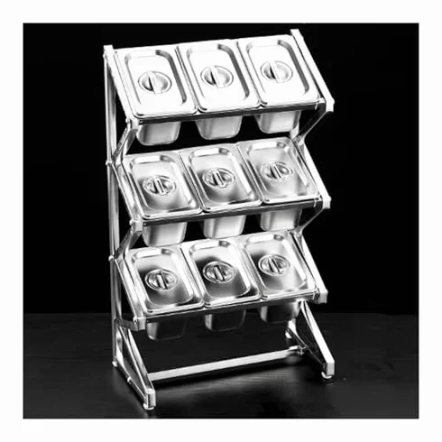 Organizador de especias expandible con estante, dispensador de alimentos de encimera para almacenamiento de condimentos de cocina, buffet