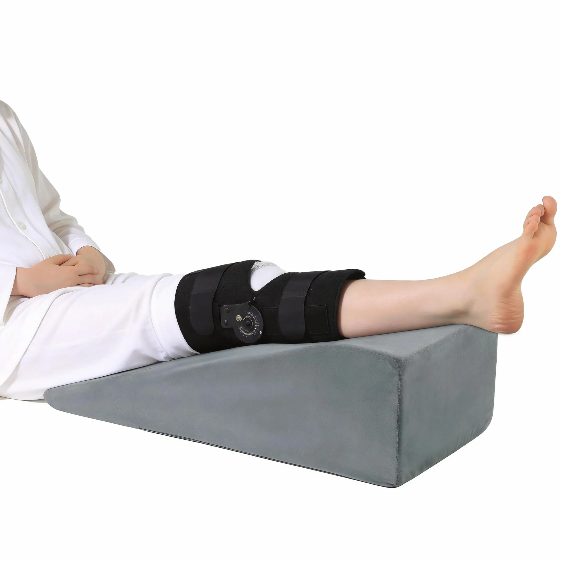 Cojín Elevador de Piernas con Asa, Cojín Ergonómico para Elevar Las Piernas, Soporte Cómodo para Caderas, Rodillas, Pies y Tobillos – Unidad