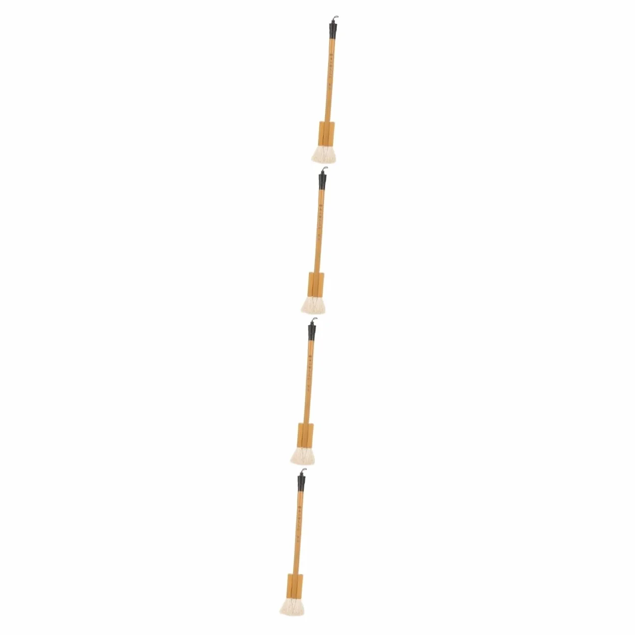 SHINEOFI 4 Pinceles De Acuarela Para Pintar De Lana Para Sombrear De Artista Para Practicar De Gel Lavable De Bambú