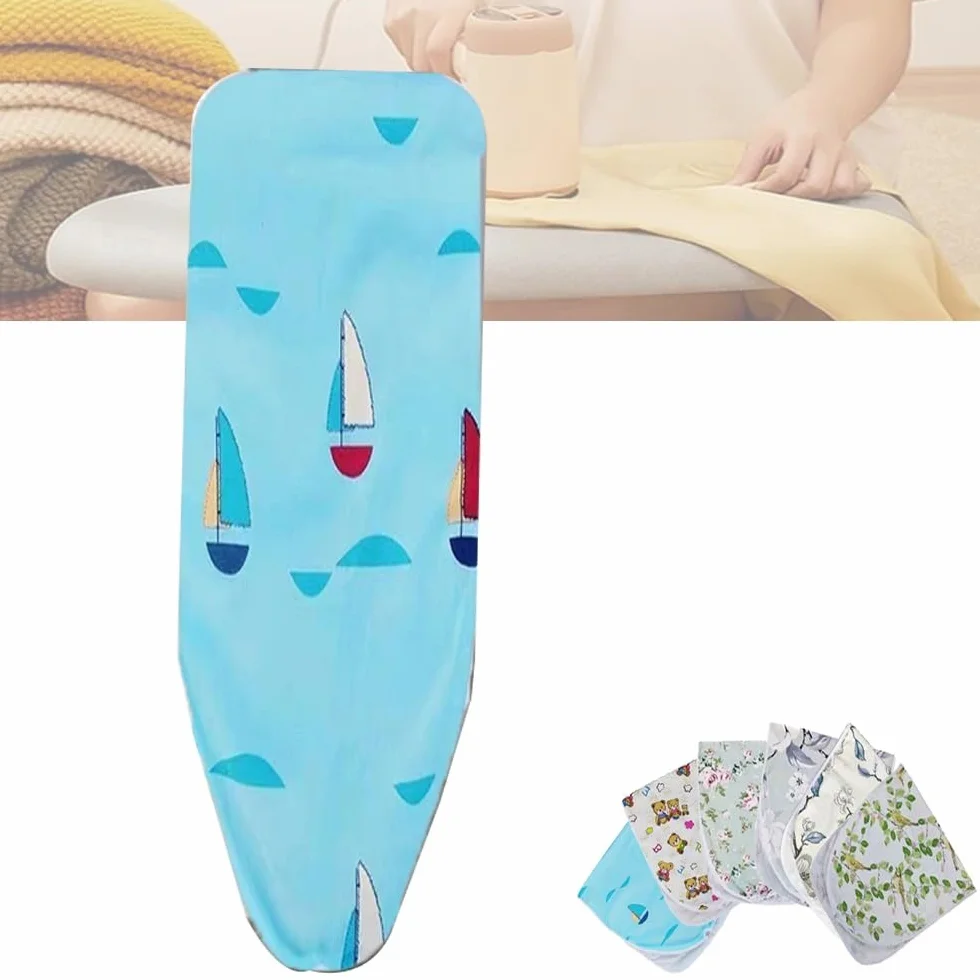 Funda de algodón for Tabla de Planchar, 30 x 76 cm, 30 x 89 cm, con Acolchado, Ajustable. ,Fundas para Tablas de Planchar(Flowera,14x40 Inch(100x34cm))