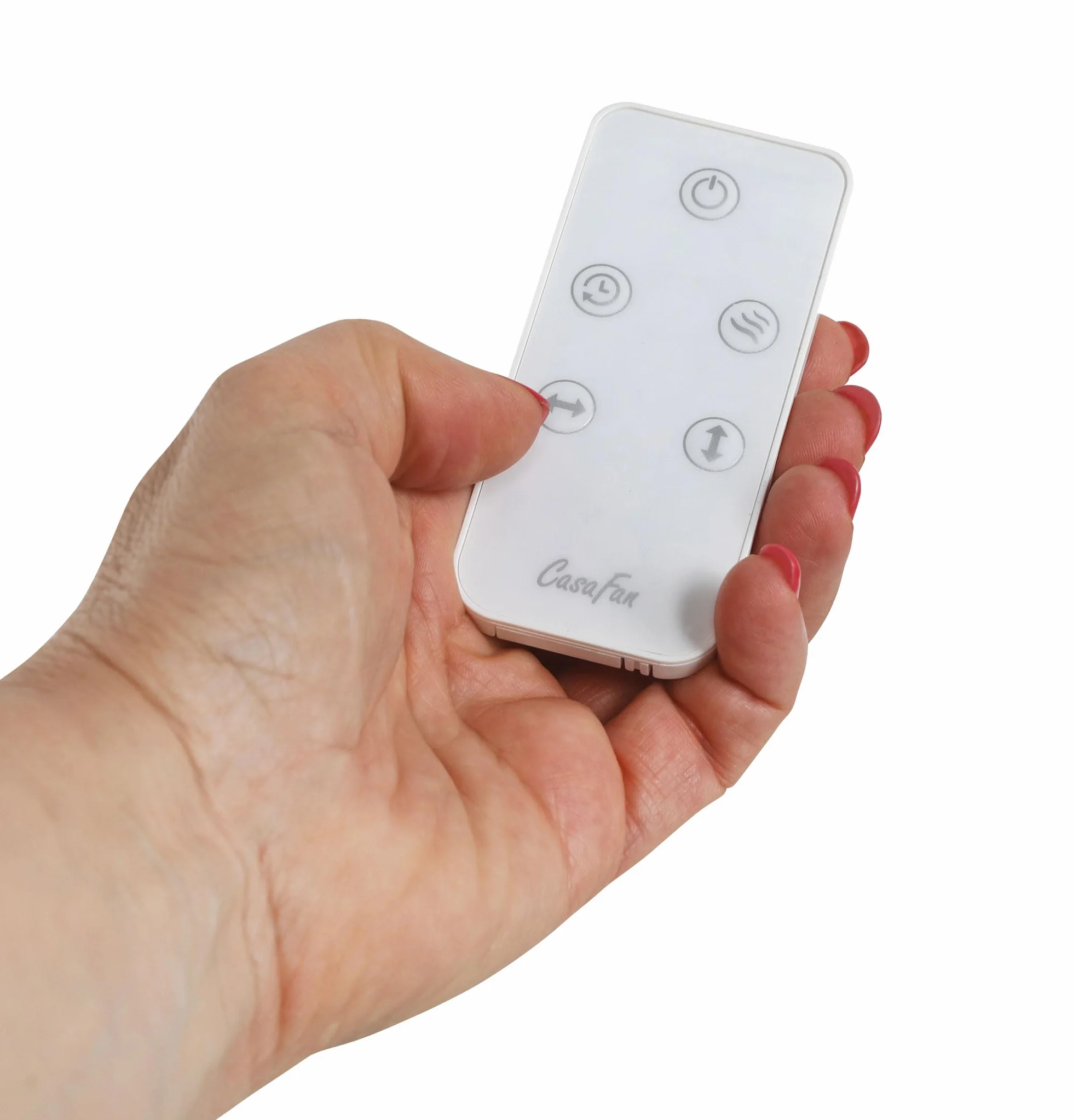 Airos Eco Design Wall - Ventilador de pared con mando a distancia, color blanco