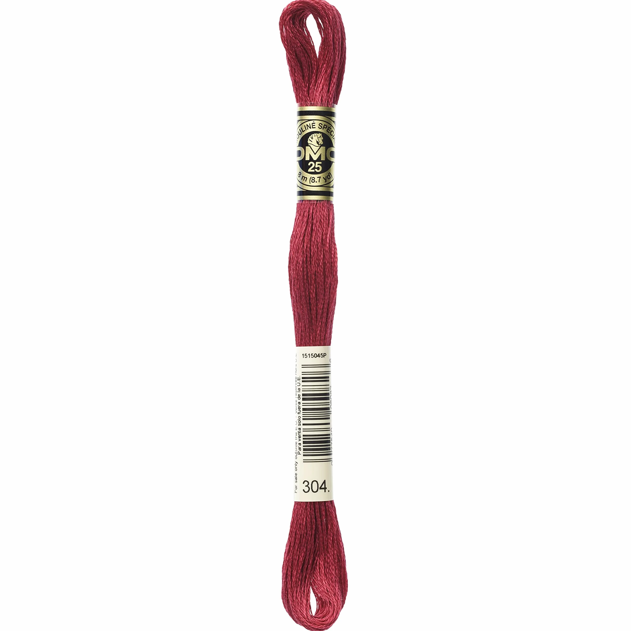 DMC hilo de bordado algodón hilo, Medium Navidad rojo