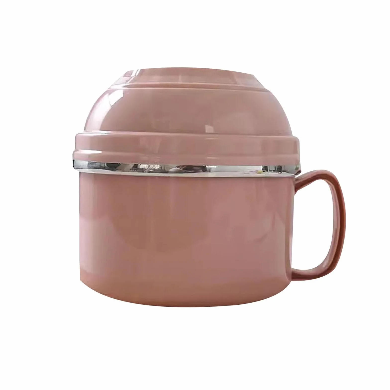 Fiambrera Hermetica Infantil, Bolsa de Almuerzo Aislada, Lonchera Portátil para el Trabajo, Fiambrera a Prueba de Fugas con Compartimentos(Pink,Large)