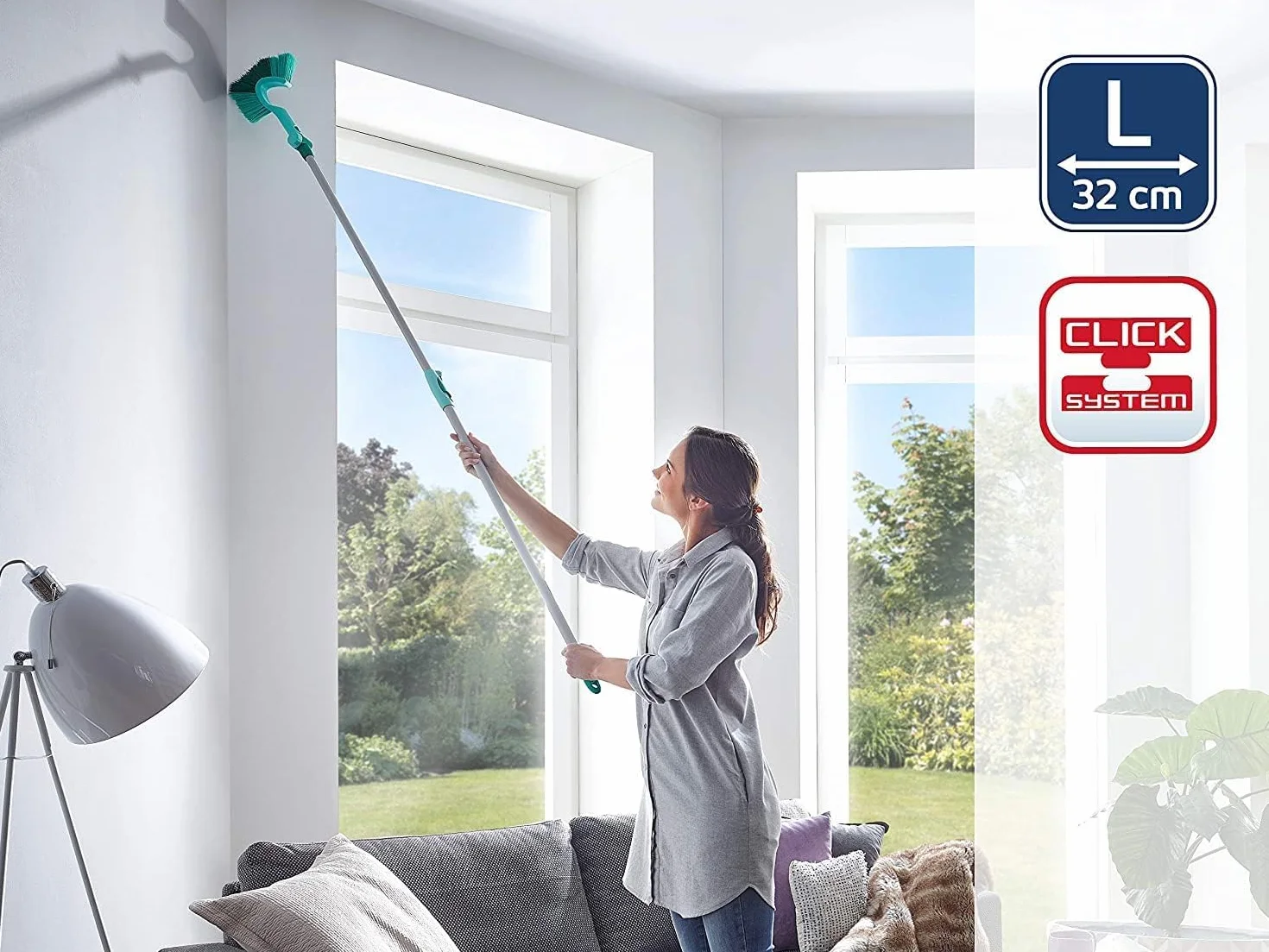 Leifheit LIMPIAPOLVO Dusty EVO 1041524 Verde 1-Pack