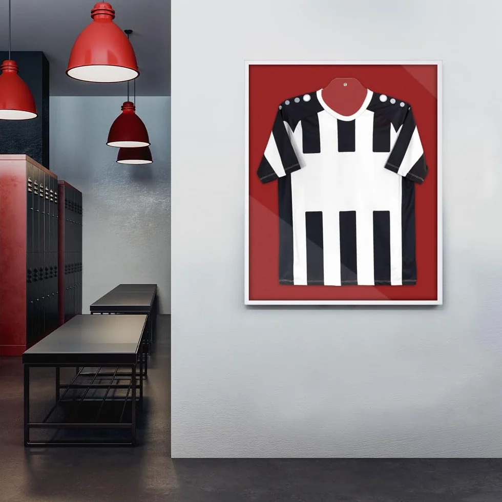 VARIO - Marco para camisetas (incluye percha y paspartú en muchos tamaños y colores), madera, Salsarot, 60 x 80 cm