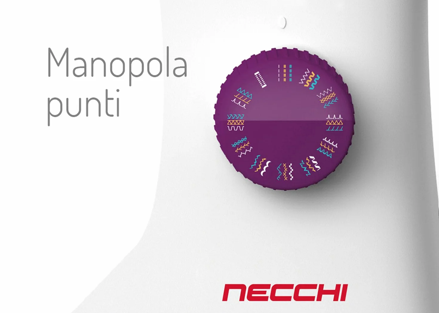 Necchi K132A - Máquina para coser, interior de fundición a presión de aluminio, carcasa de ABS, violeta, regular