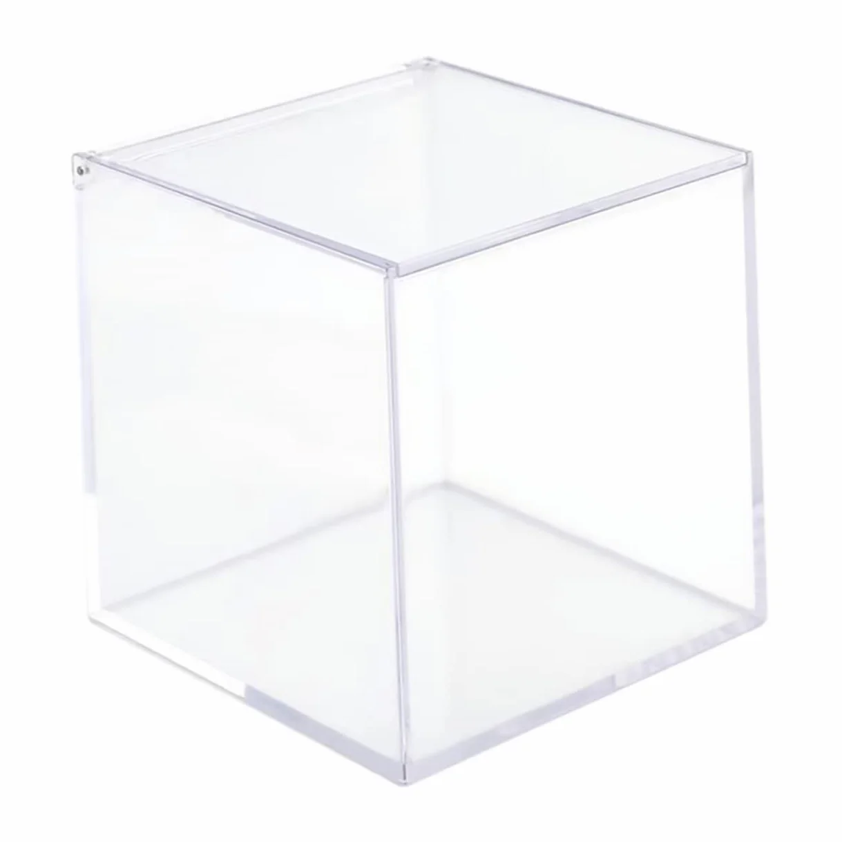 Caja de Acrílico Transparente para Cápsulas de Café Tapa | Formato Cuadrado de Sobremesa, Diseño Portátil y Estable, Apta para Joyas y Bolsitas de Té