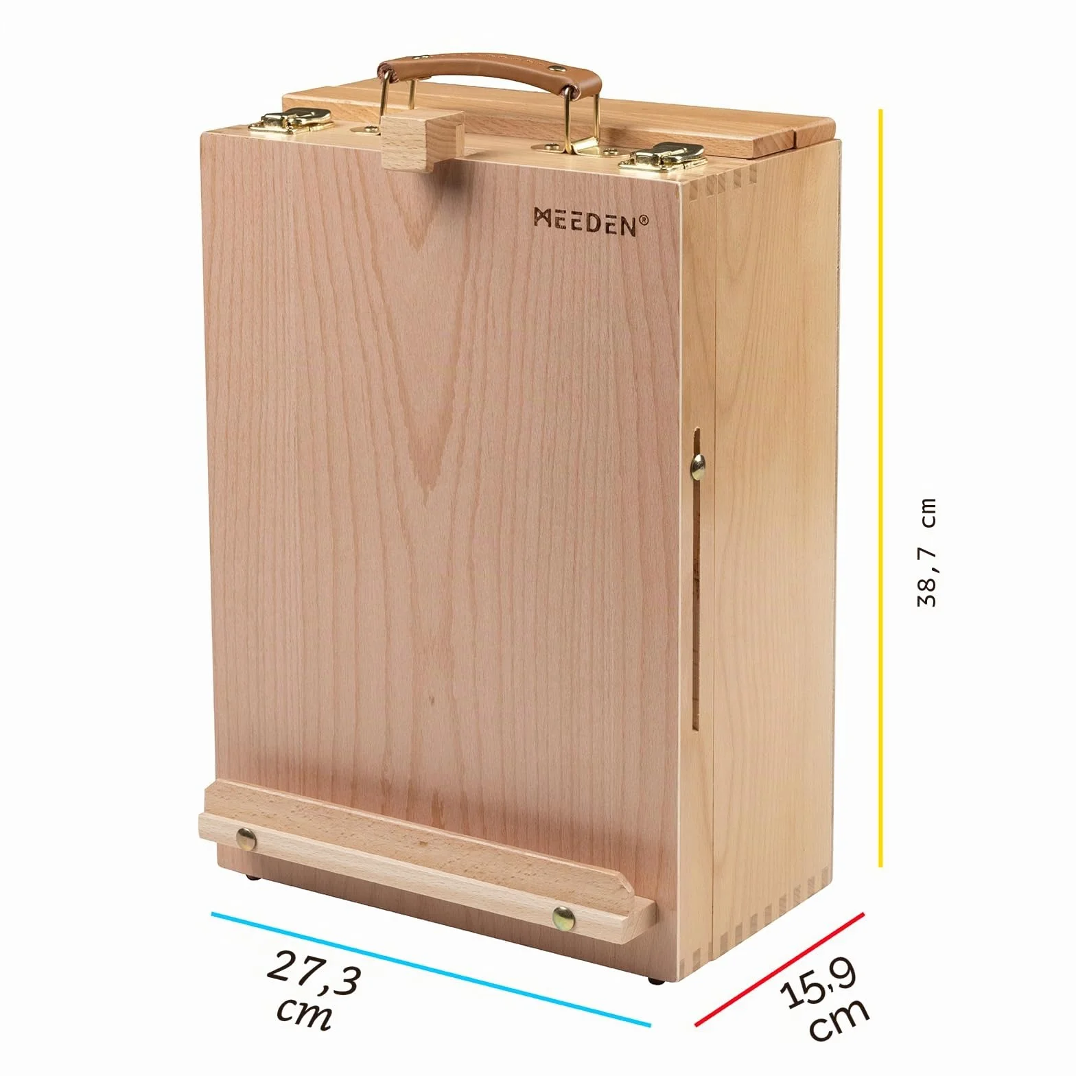 Artist - Caballete de madera de haya, multifunción, ajustable, con 2 cajones y 1 paleta de pintura para artistas PleinAir, estudiantes de arte y principiantes