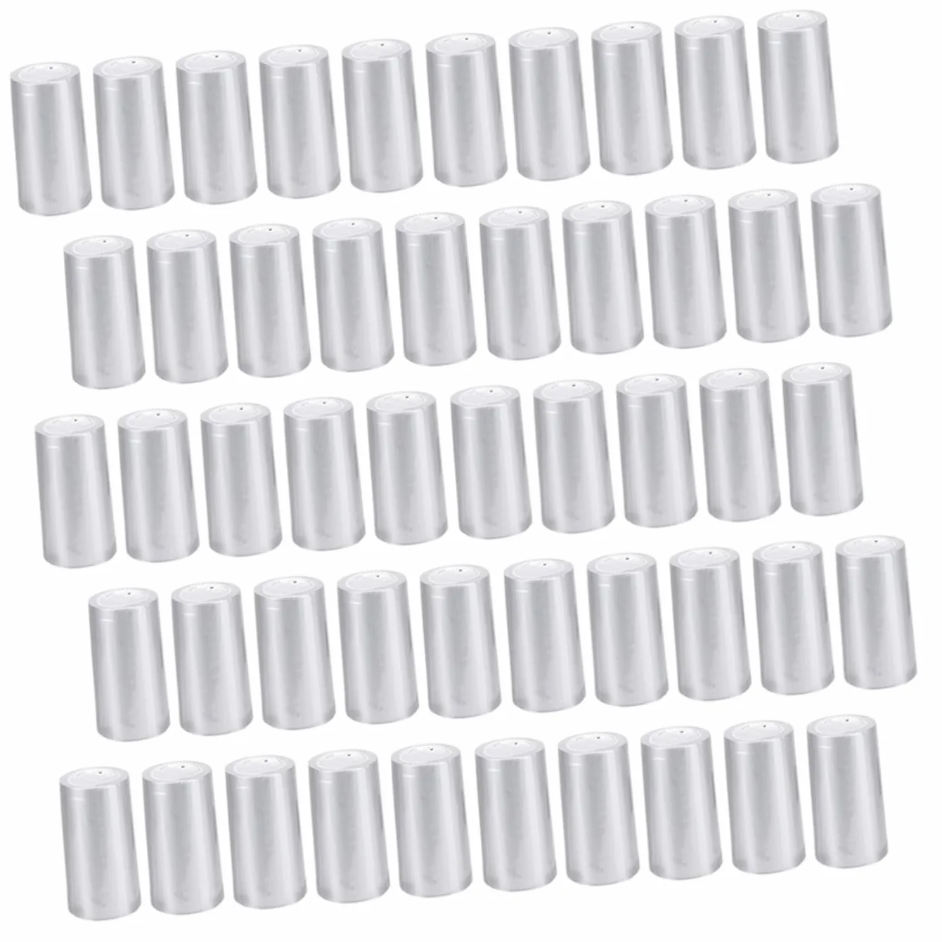 Garneck Cápsulas Termoencogibles para Botellas de Vino 30 MM Color Plateado 200 Unidades Fundas para Tapones Pestaña Desprendible Uso Profesional para Bodegas Bares y Hogares