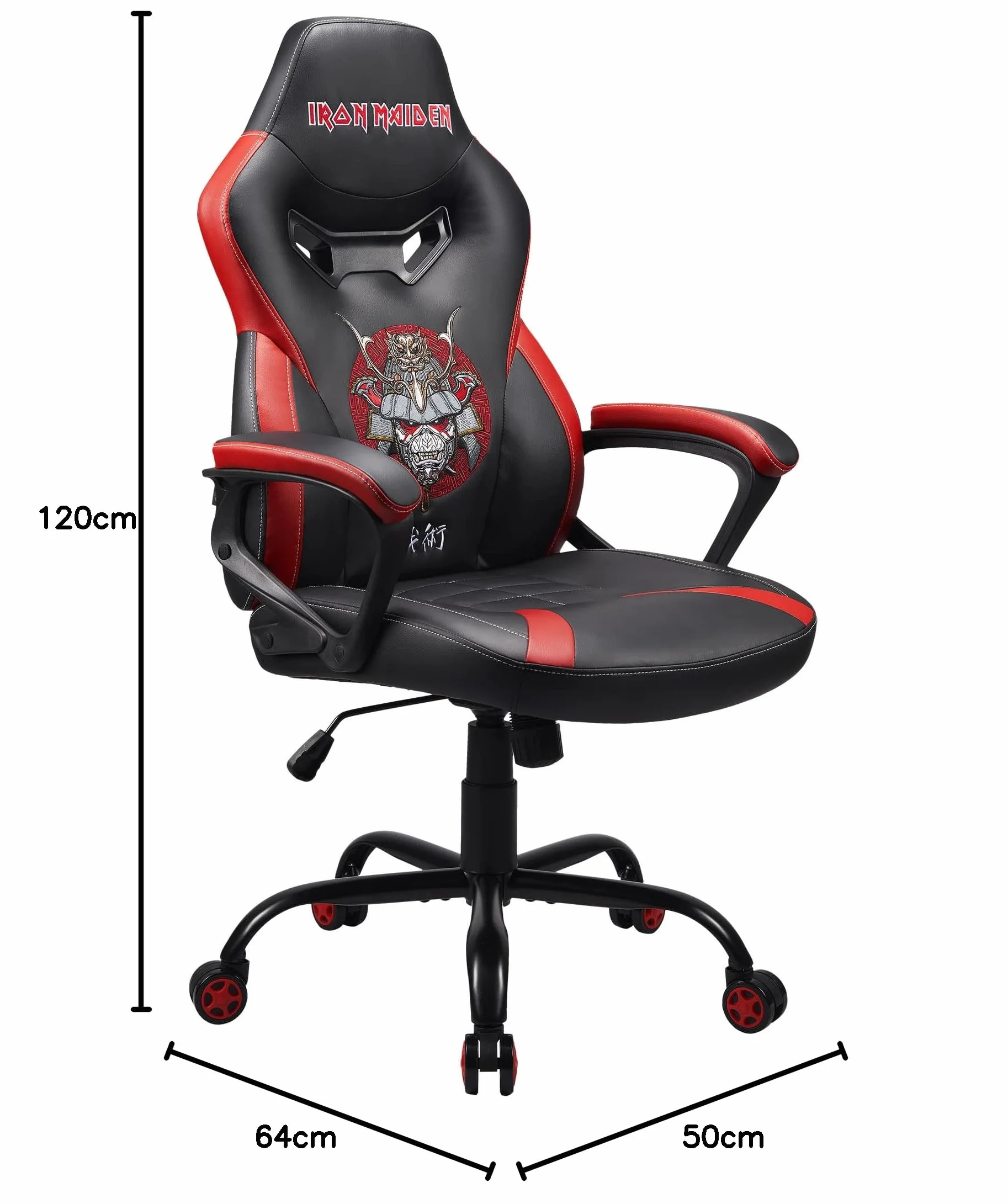 Subsonic Iron Maiden - Silla Gaming - Asiento Gamer para Escritorio - Sillon de Oficina Tall S/M