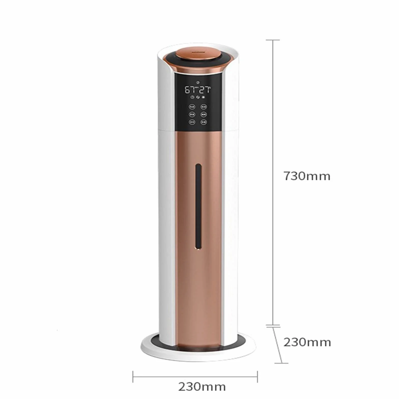 Humidificadores Humidificador de Aire silencioso para el hogar Humidificador de Aire con Apagado automático con Capacidad de Tanque de Agua de 8 litros 28 vatios de Potencia p,