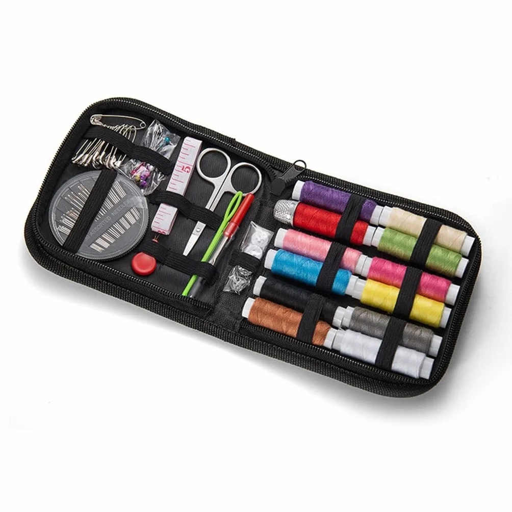 Juego de Costura Herramientas para el hogar Kit de Costura Caja de Costura Herramientas de Costura Mini Juego Combinado Kit de Costura de 75 Piezas