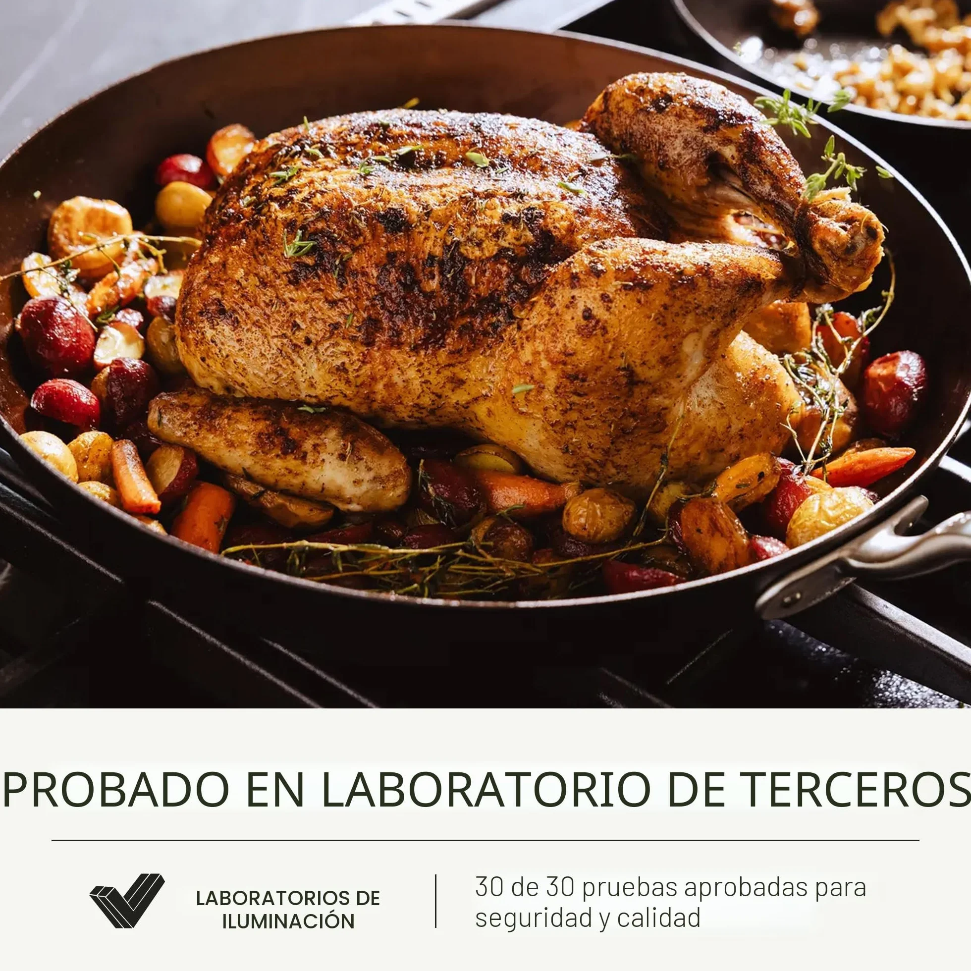 Made In Utensilios de cocina - Sartén sazonada de acero al carbono azul de 10" - (Como hierro fundido, pero mejor) - Utensilios de cocina profesionales Suecia - Compatible con inducción