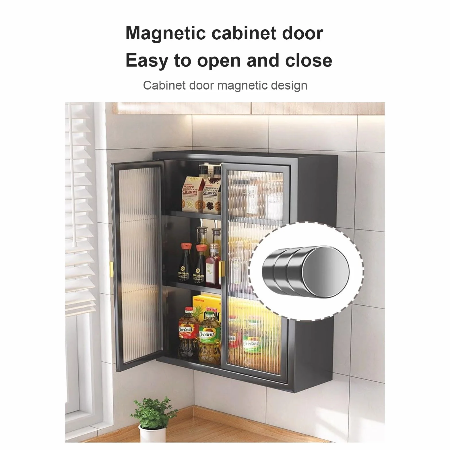 Gabinete de Almacenamiento, Gabinete de Despensa de Cocina, Gabinete de Almacenamiento de Despensa, Gabinete con Puertas, Gabinete de Almacenamiento de Baño, Gabinete de Artesanía ( Color : A , Size :
