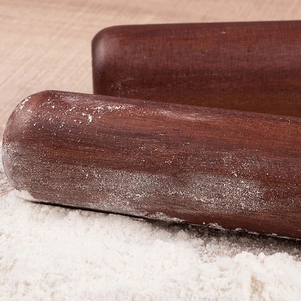 Rodillo de madera Rodillo para masa Rodillos de madera, pasador de Peal, rodillo en relieve, rodillo for hornear, repostería, pan, masa, herramientas de cocina de madera, accesorios de panadería