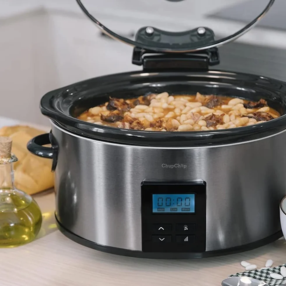 Cecotec Olla de Cocción Lenta Chup Chup Matic 5.5 L Programable 24h Cerámica Inox