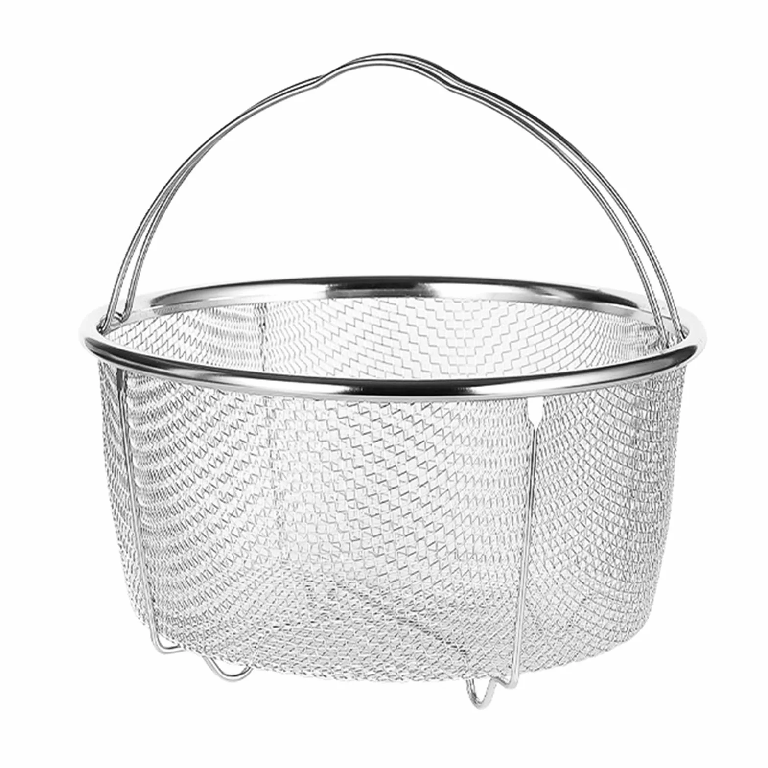 Colador de Malla de Acero Inoxidable para Olla a Presión 20 cm Cesta con Asa