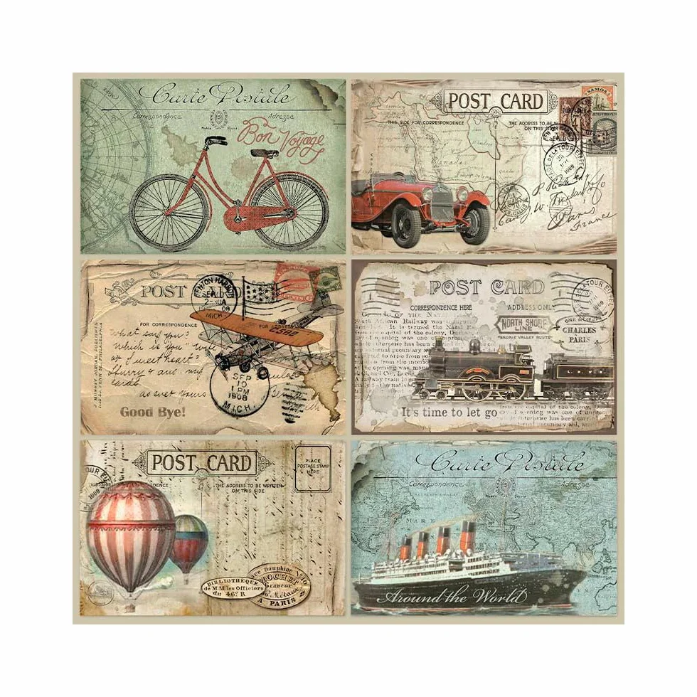 STAMPERIA Kit de Scrapbooking Around The World 30x30cm, Papel Multicolor 30.5 x 30.5