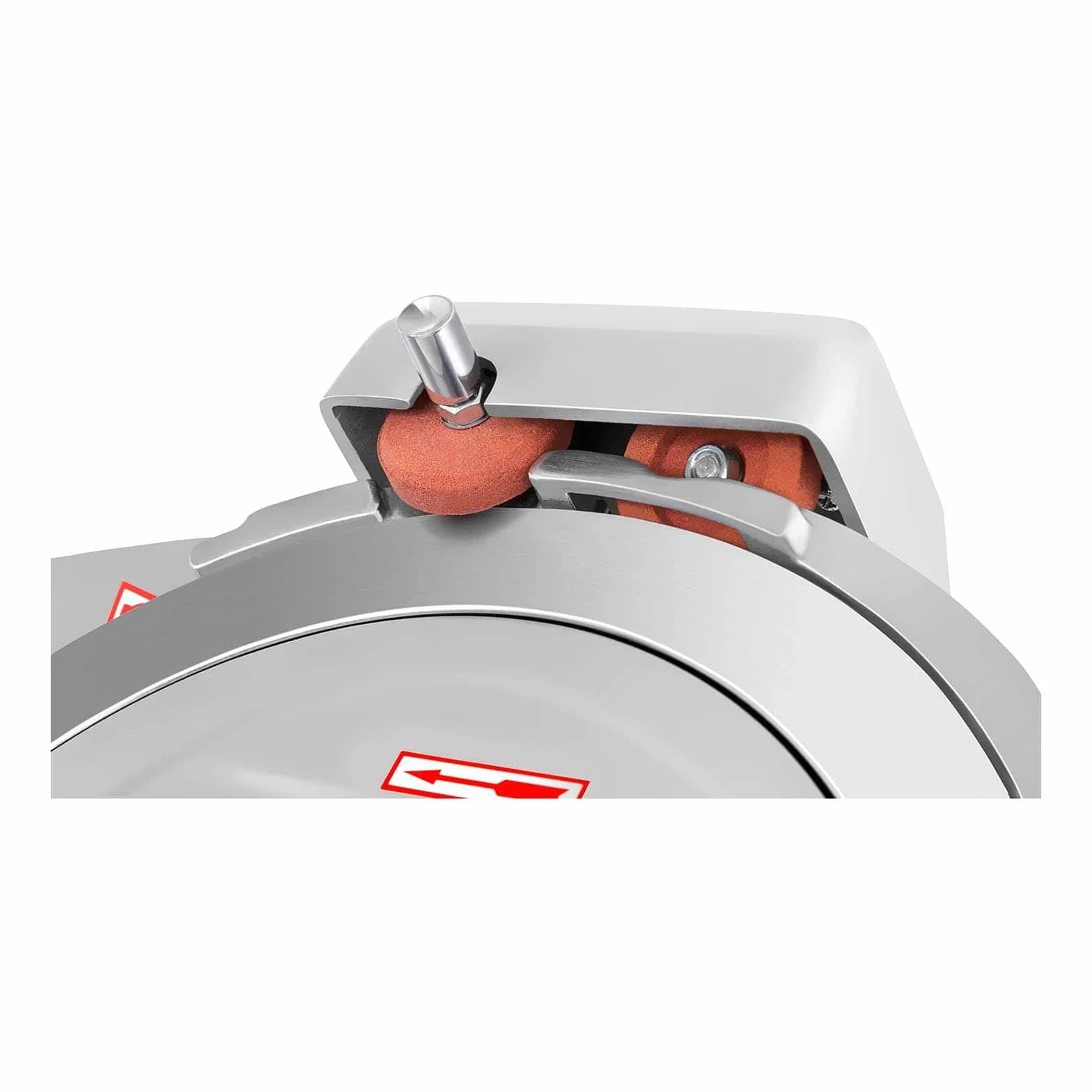 Royal Catering Cortafiambres Cortador De Fiambres Para Carnicería RCAM-300PRO (Cuchilla: Ø 300 mm, Corte hasta 15 mm, 280 W, Con afilador)