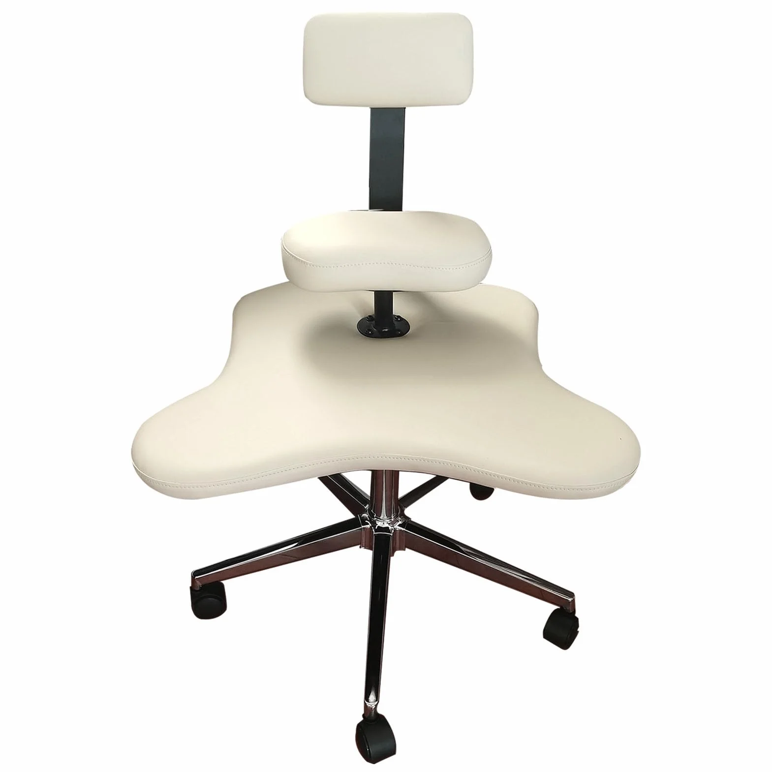 Silla de Rodillas Ajustable para Adultos - Meditación, Ergonómica, Patas Cruzadas, Soporte Lumbar - para Escritorio de Oficina, Juegos, Yoga - Taburete (Col