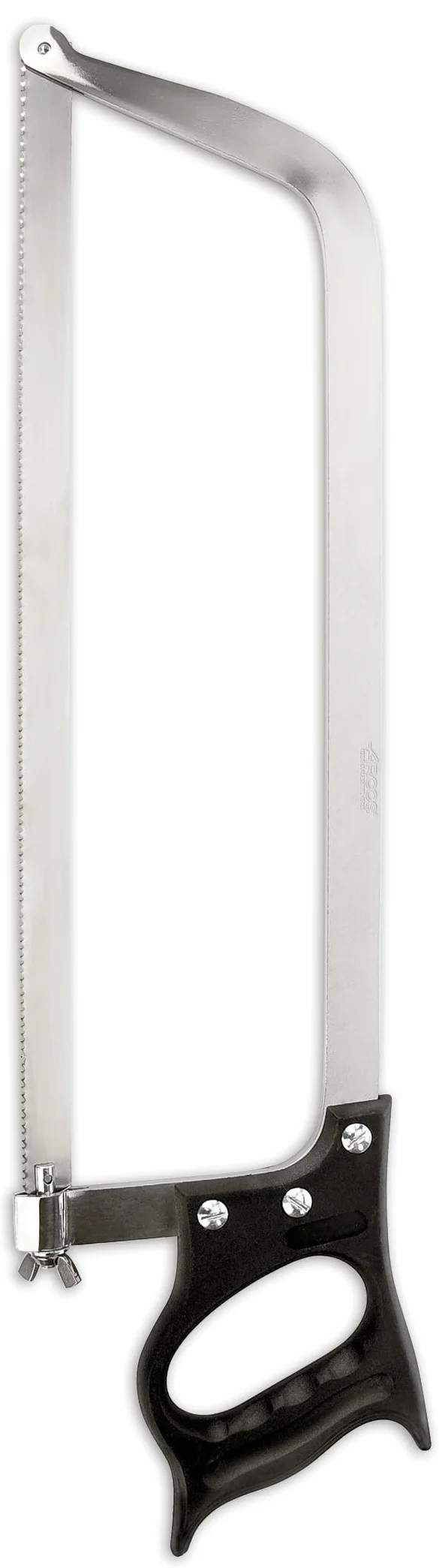 Arcos Utensilios Profesionales - Sierra de Carnicero - Hoja de Acero Inoxidable 430 mm - Mango de Polipropileno Color Negro