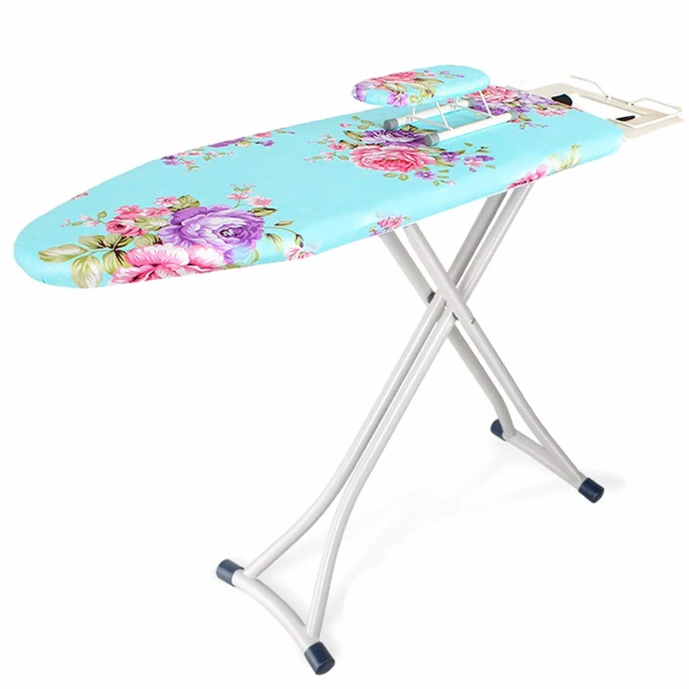 Tabla de Planchar para el hogar, Estampado Floral, Soporte Blanco, Mesa de planco Floral, Soporte Blanco, Mesa de Planchar, guardarropa, Centro Comercial, probador, Herramientas de Planchado