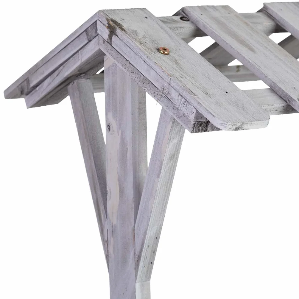 WANDERLUST DECO Carro expositor de madera 100x46x163h cm