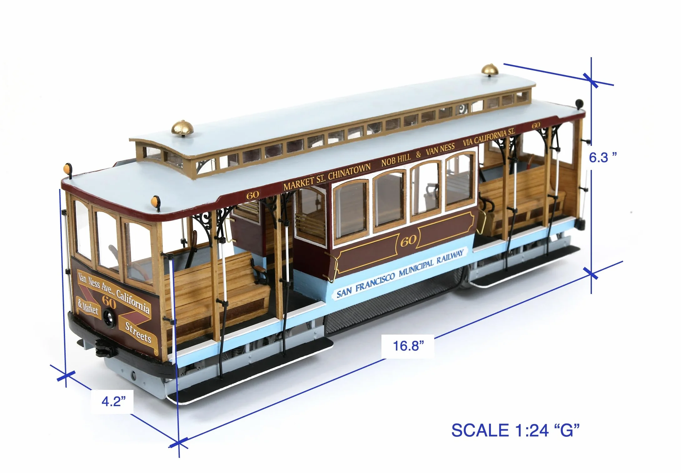 Occre 53007 - Kit para Montar TRANVIA CABLECAR DE San Francisco