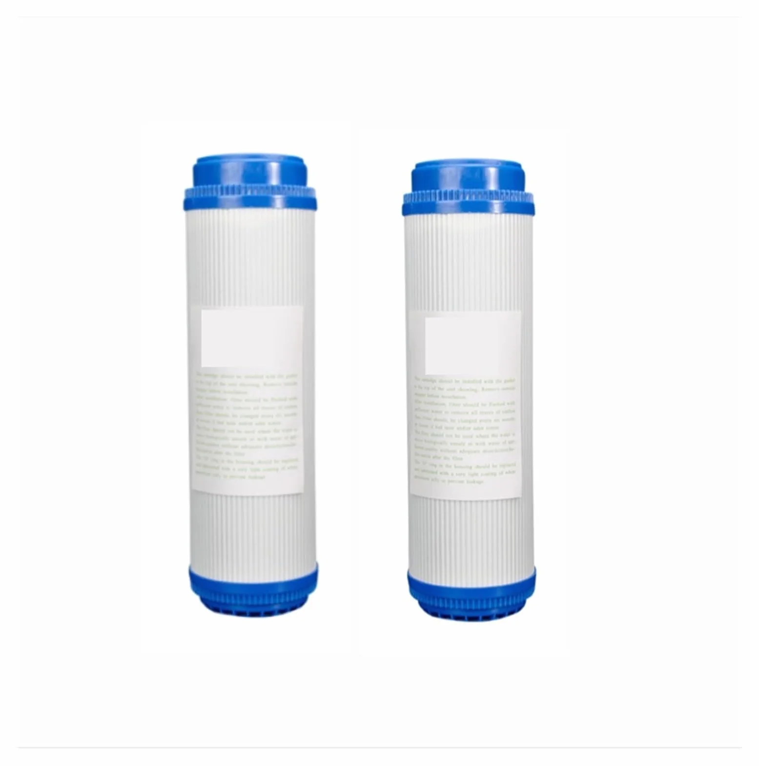 Piezas granulares del purificador del agua del filtro del carbono de la cáscara de coco de 10 pulgadas UDF | Accesorios Filtro de máquina de agua pura(2pcs)