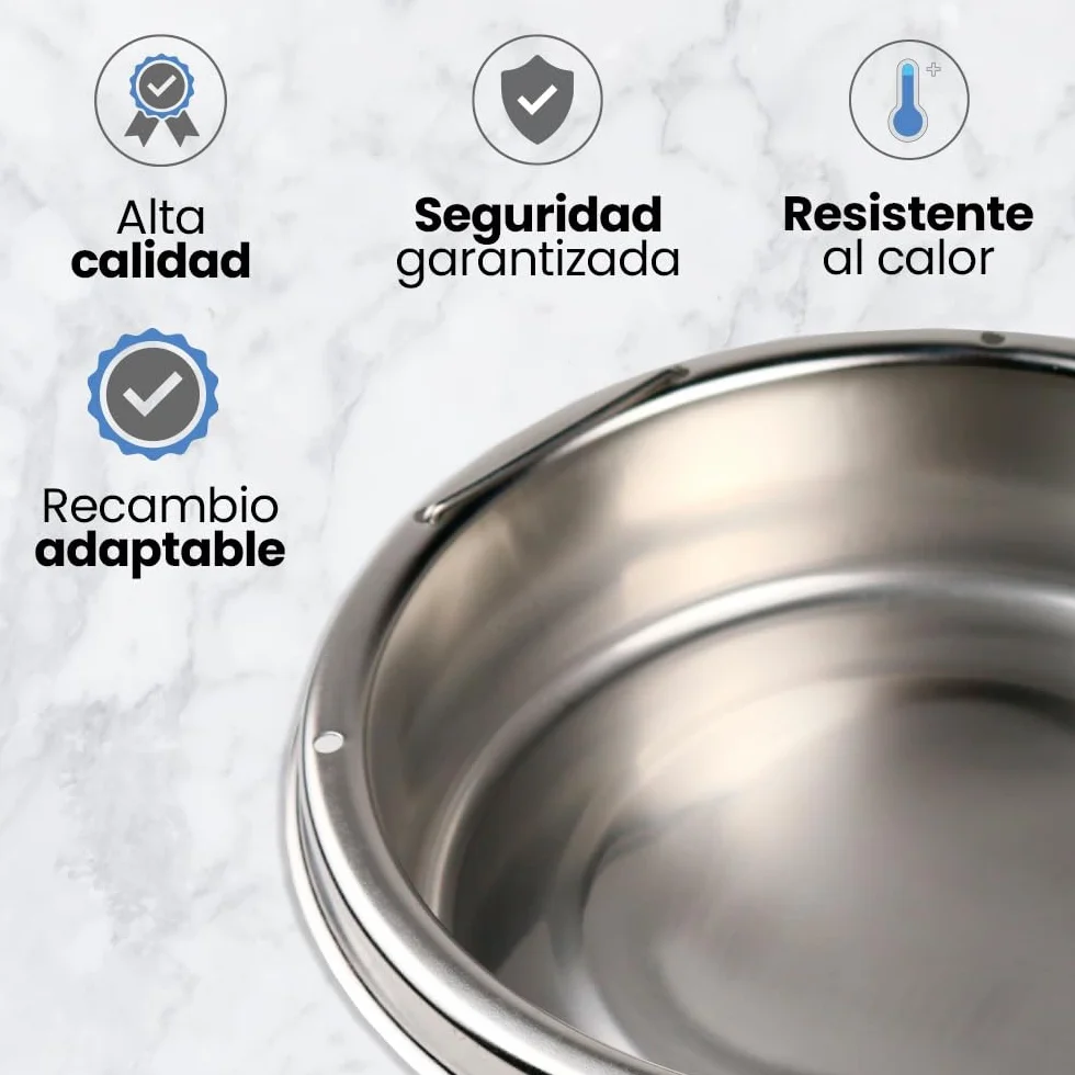 Cestillo de Acero Inoxidable para Cocinar al Vapor 24cm Compatible con Duromatic
