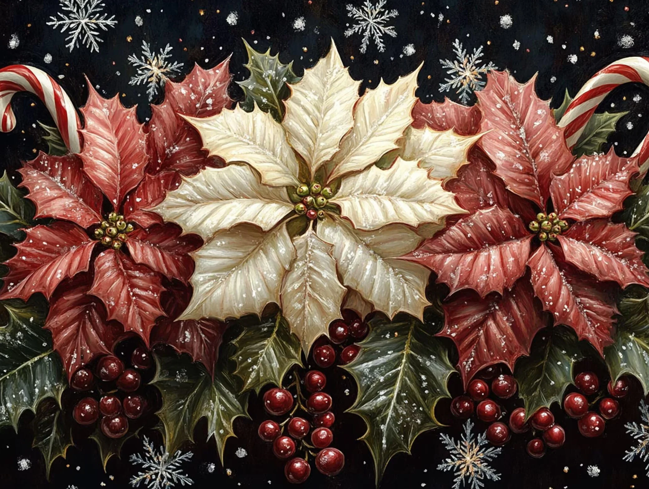 Pintar por Numeros Navidad Pinturas Acrilicas flor Pintura por Numeros Adultos Lienzos para Pintar, Pintura Acrilica Manualidades, Decoración para Hogar, Regalos Cumpleaños, 90x120cm Sin Marco, q-772
