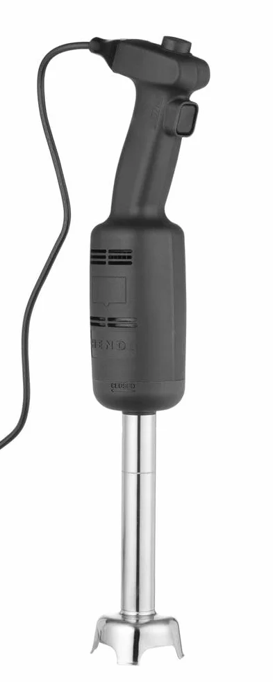 HENDI Batidora de Mano para Uso Profesional con Velocidad Ajustable | PA y acero inoxidable, brazo batidor 160mm, 230V/270W, 140x76x(H)503mm, peso 1,68kg